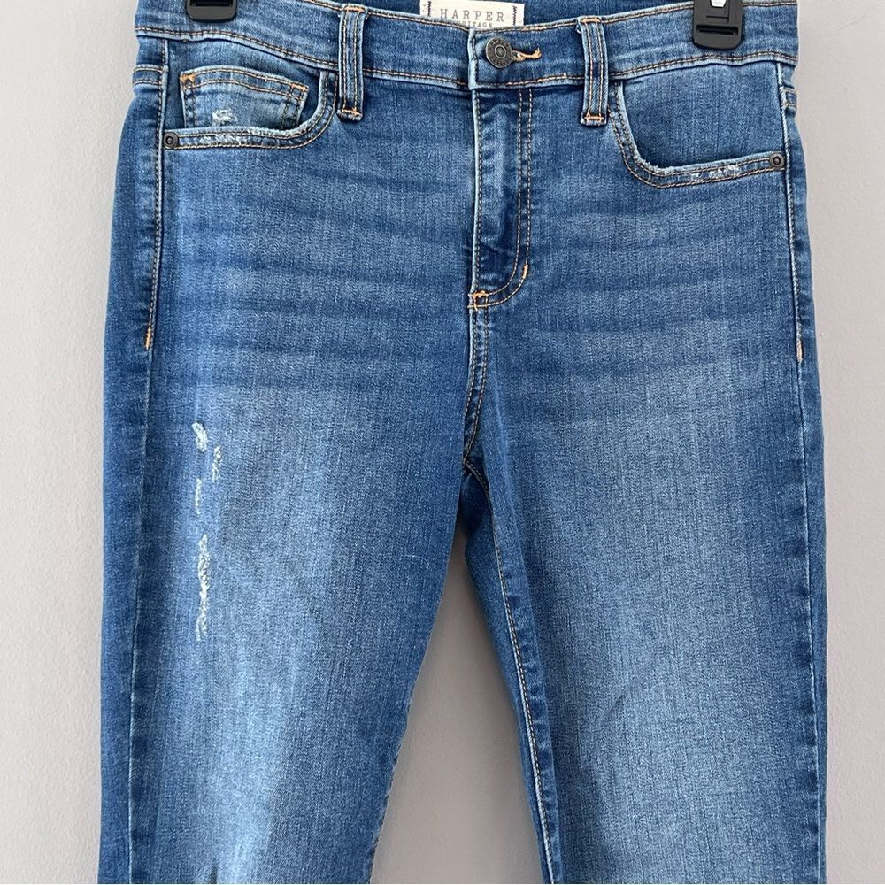 Harper Heritage Womens Distressed Jeans, size 28 - Picture 2 of 13